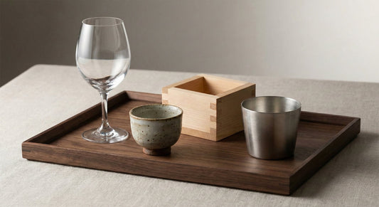 Zinn, Glas oder Holz: Wie das Material den Geschmack von Sake verändert